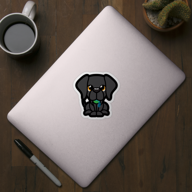 Black Labrador Tooniefied by Tooniefied